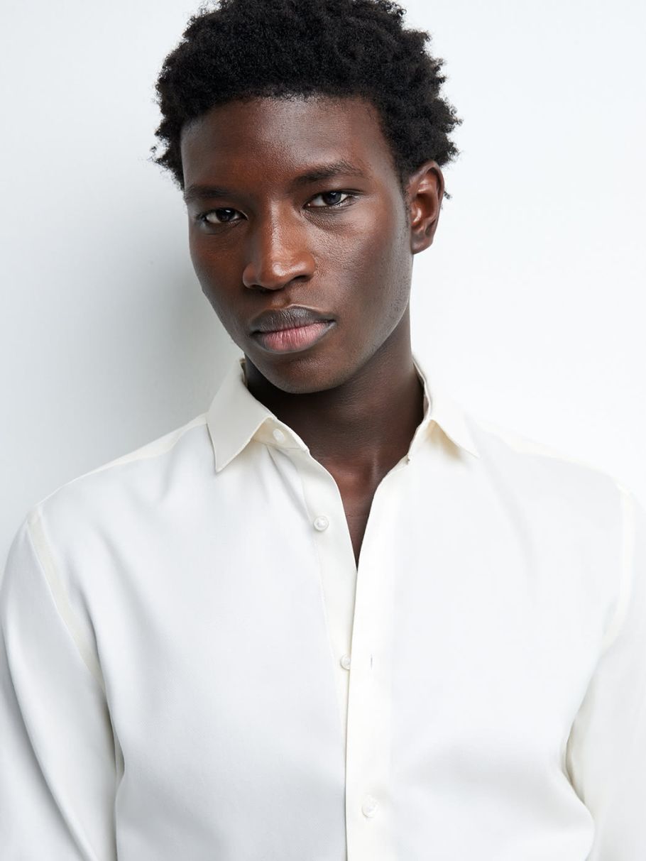 Chemise slim unie