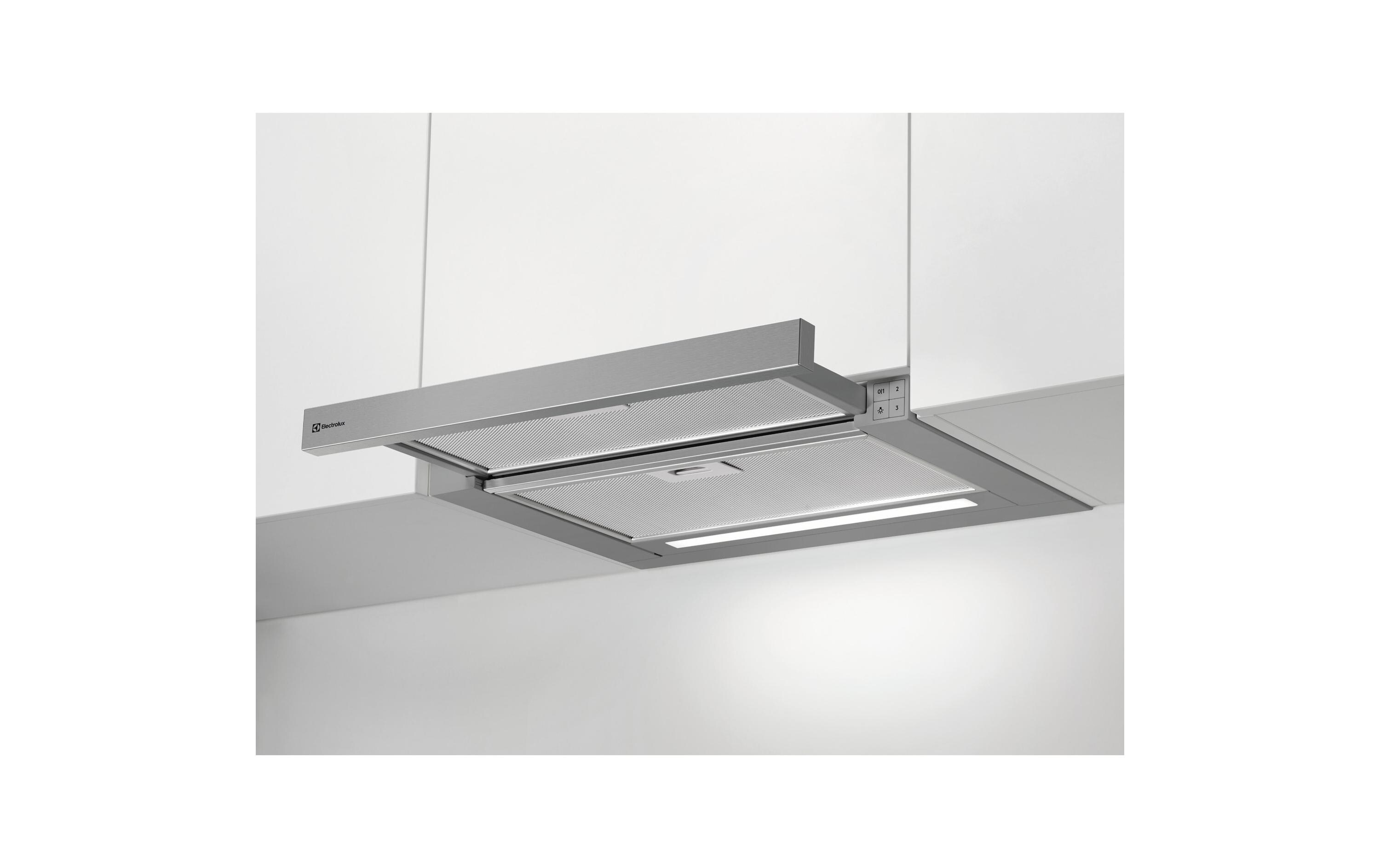 Flachschirmhaube DAL5536CN 3 + intensiv Stufen<br>Dampfabzug für Abluft- oder Umluftbetrieb