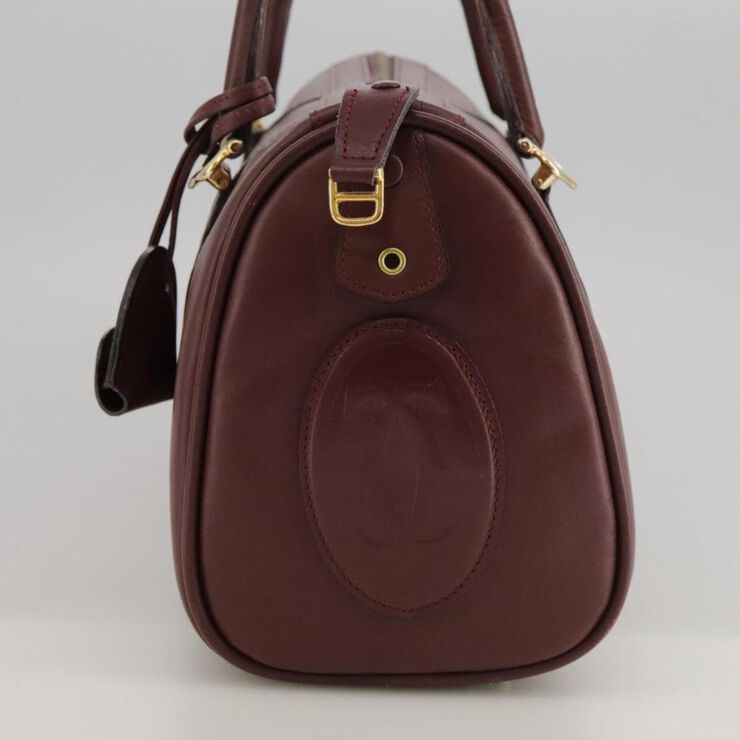 Cartier Vintage Cartier Handbag Burgundy