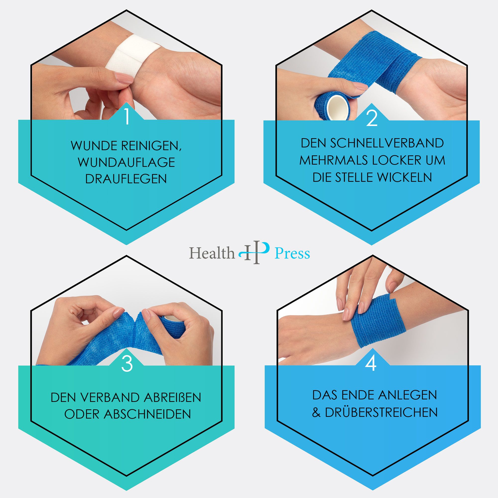 Health Press Selbstklebender Verband