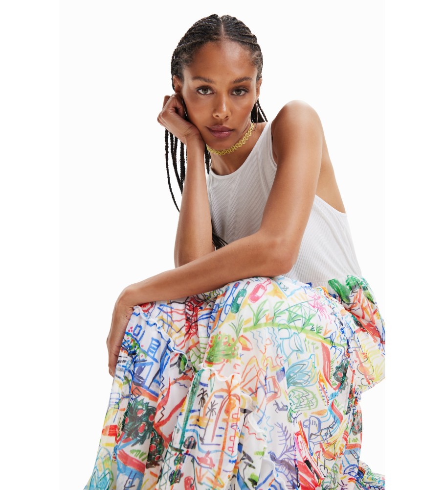 Vestido branco Desigual Quatro