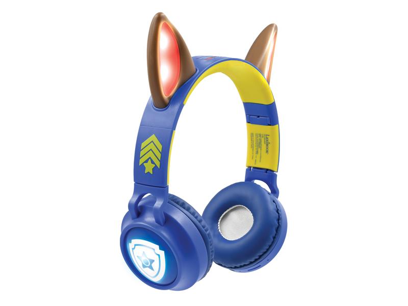 Lexibook Kinderkopfhörer Paw Patrol 3D 2-in-1 Blau/Gelb/Rot Kabellose und kabelgebundene Kopfhörer mit Verfolgungsohren