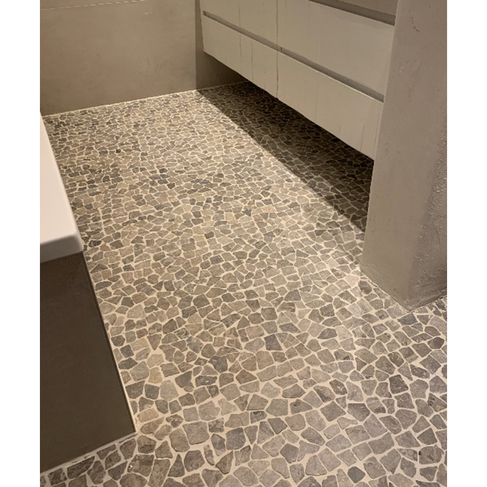 Terre d'Azur Grey marble natuursteen mozaiek 30x30