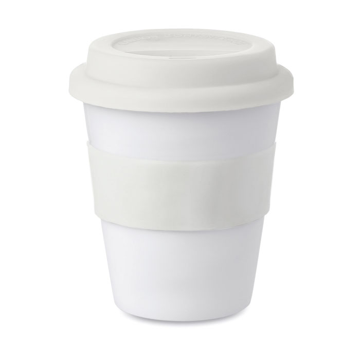 GiftRetail MO8078 - ASTORIA Gobelet PP, couvercle silicone
