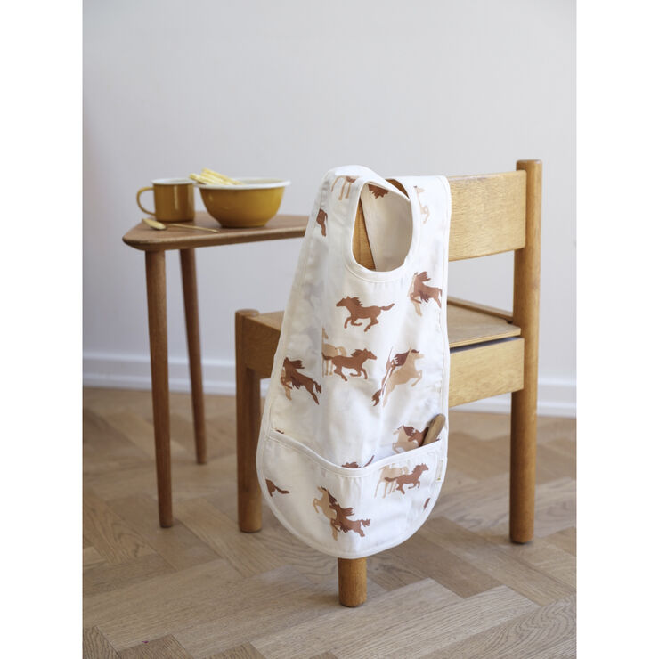 Fabelab Cross Back Bib - Wild at Heart Print multi