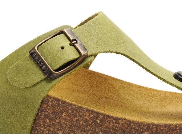 Plakton mules et sabots plats femme cp bolero vert