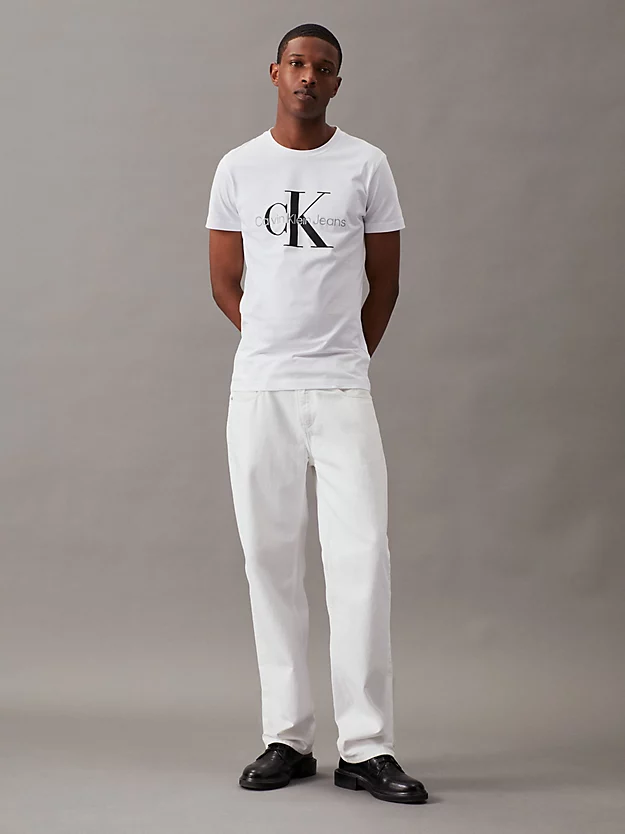 Camiseta Slim com Monograma