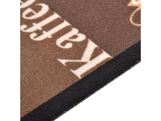 Tapis de sol de cuisine lavable Marron café 45x150 cm
