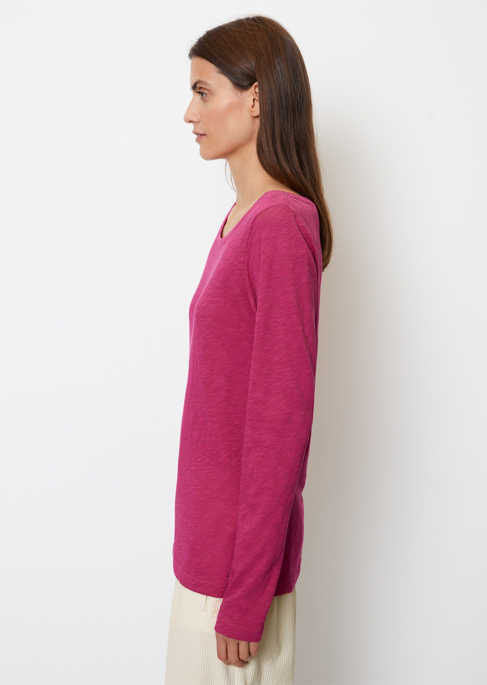 Longsleeve regularaus Slubjersey