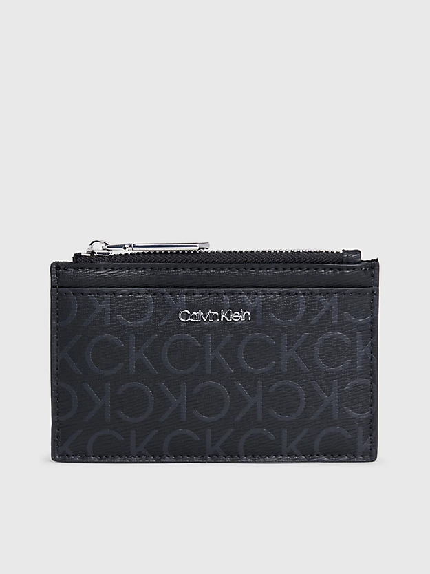 Porta-cartões com logotipo grande