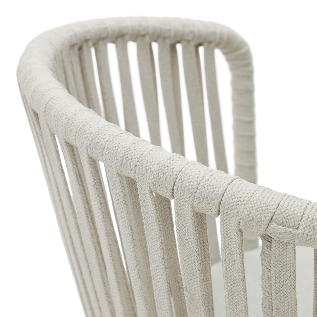 Kave Home Gartenstuhl JONCOLS 4er Set grau