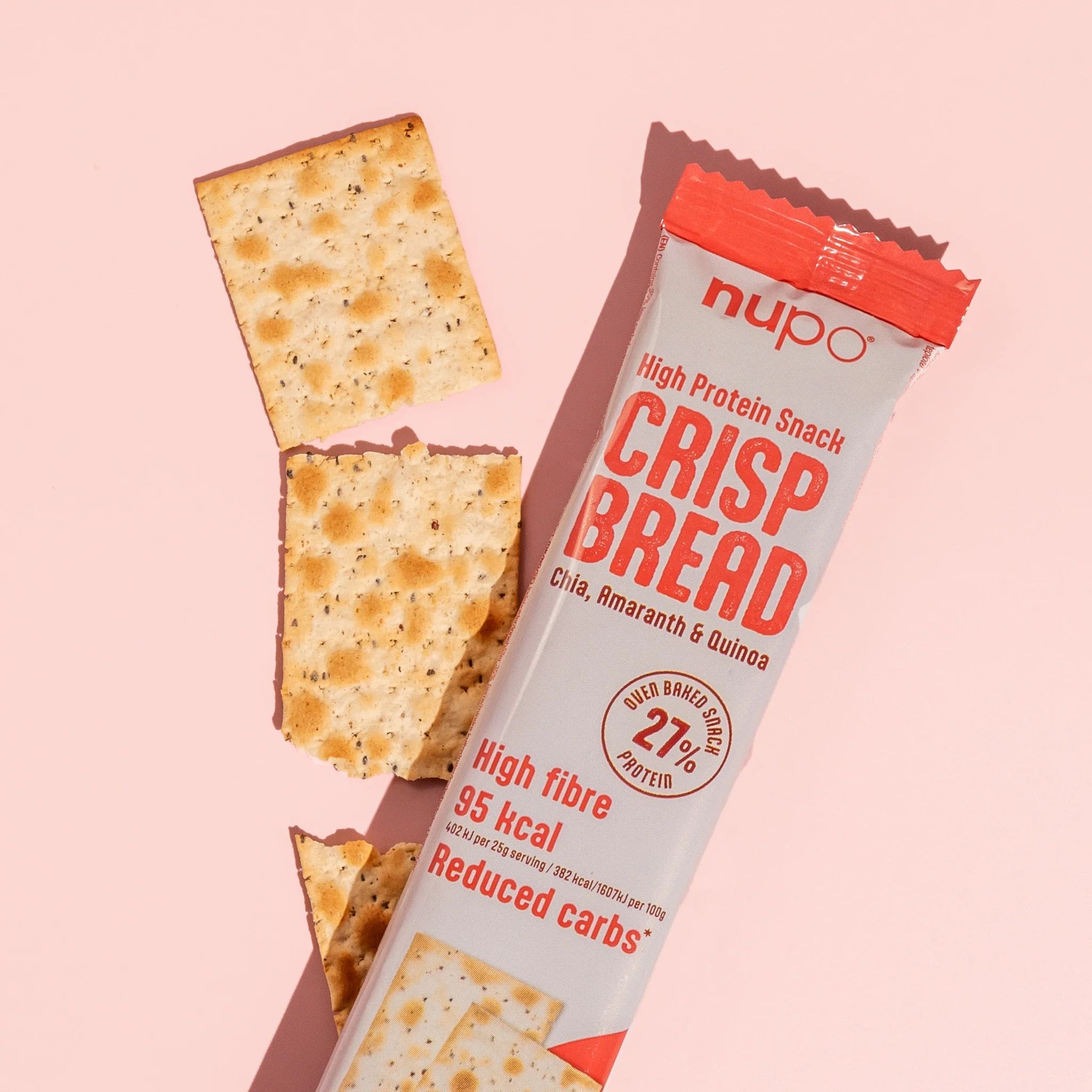 High Protein Snack  Crisp Bread