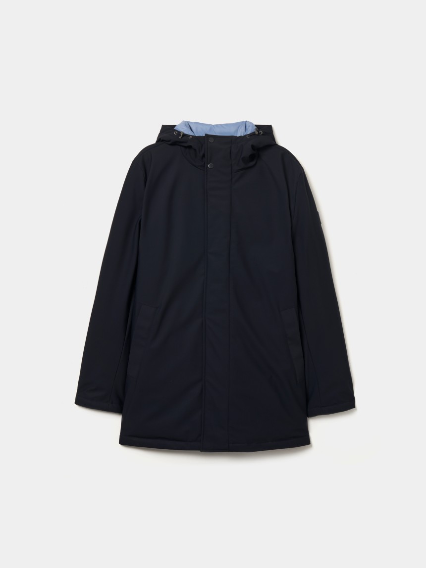 Parka acolchoada com capuz