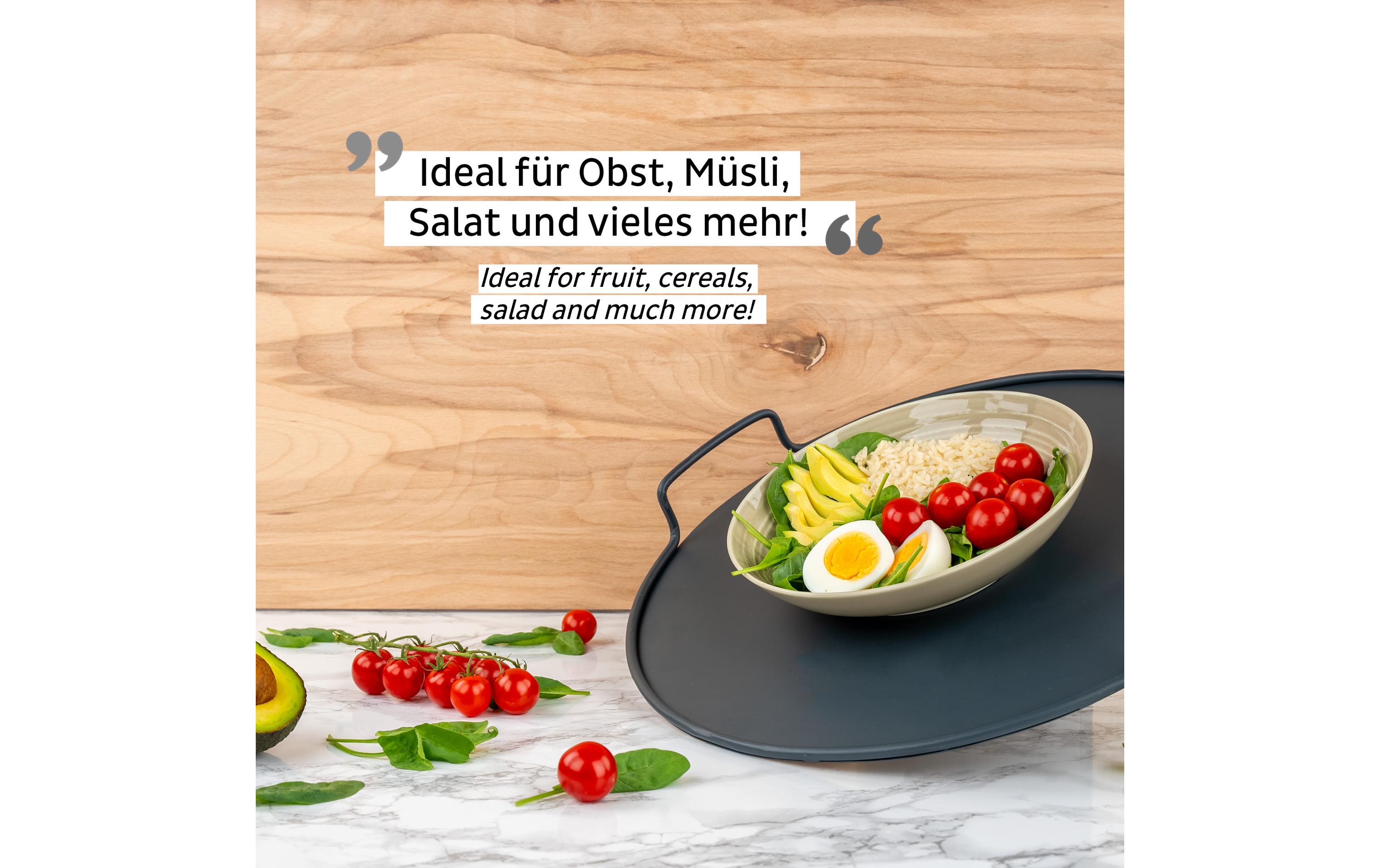 Magnet-Food-Bowls BeigeStabile Outdoor-Schale für unterwegs