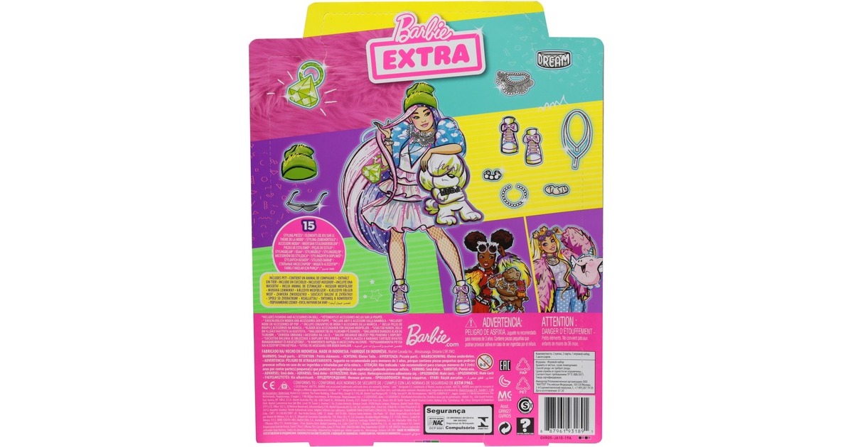 BarbieExtra #2 - Shimmery Look with Pet Puppy Pop
