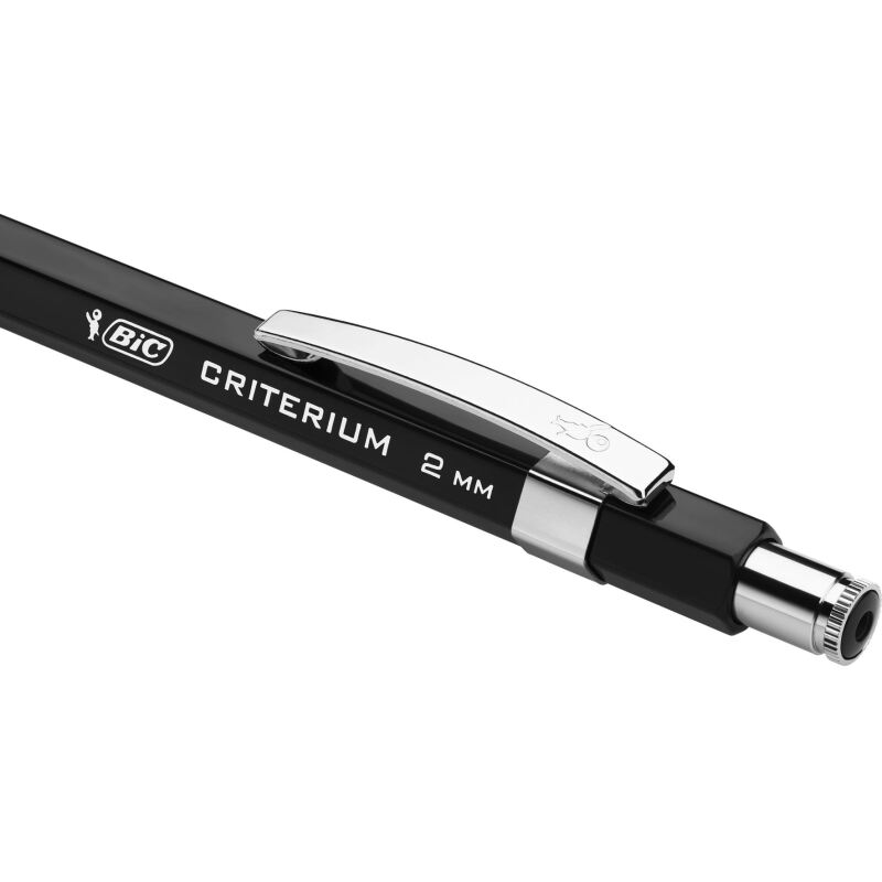Portemine rechargeable Critérium Bic pointe 2 mm HB noir