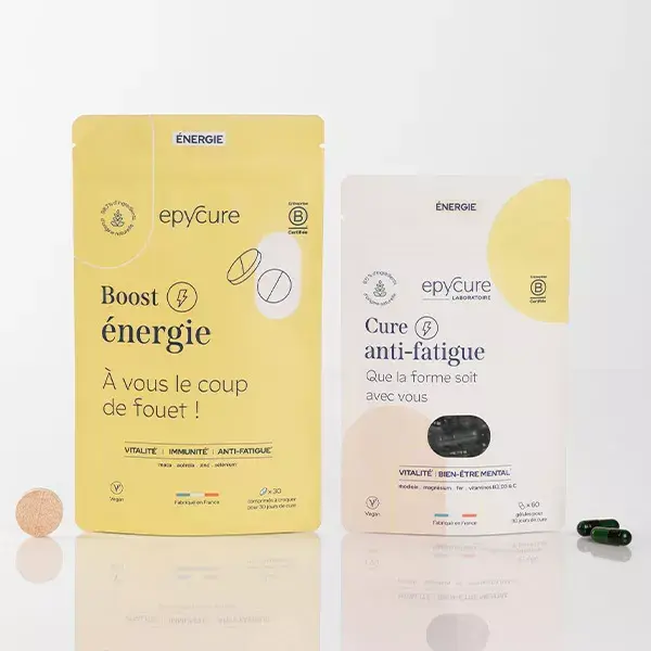 Epycure Pack Vitalité Action Durable et Rapide sur la Fatigue Mentale & Physique