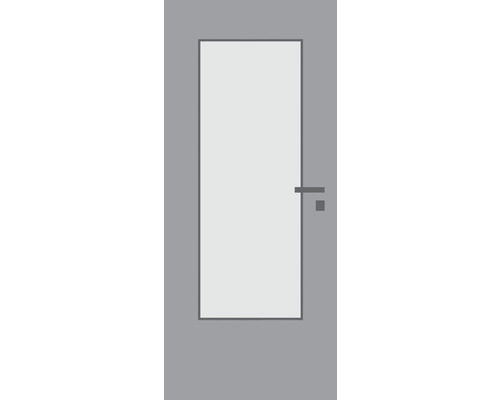 Pertura binnendeur Soley gelakt grijs 86x198,5 cm Links met licht uitsparing G3 (zonder glas)