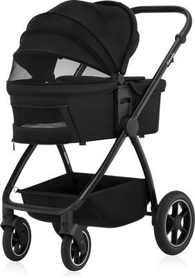 Lionelo Meril 2-in-1 Duovogn, Black Onyx
