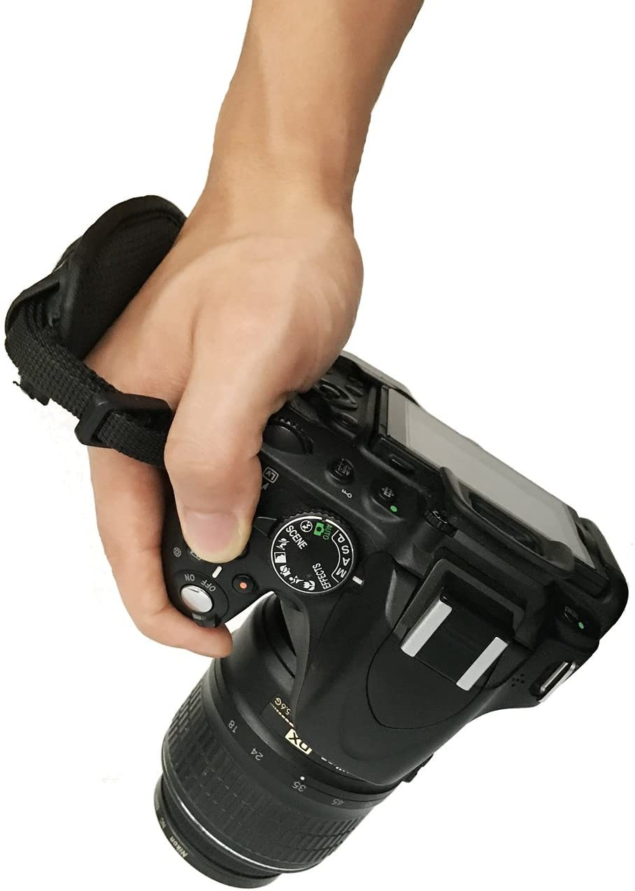 Gepolsterte Leder Kamera Handschlaufe Handgelenk Halterung mit  1/4