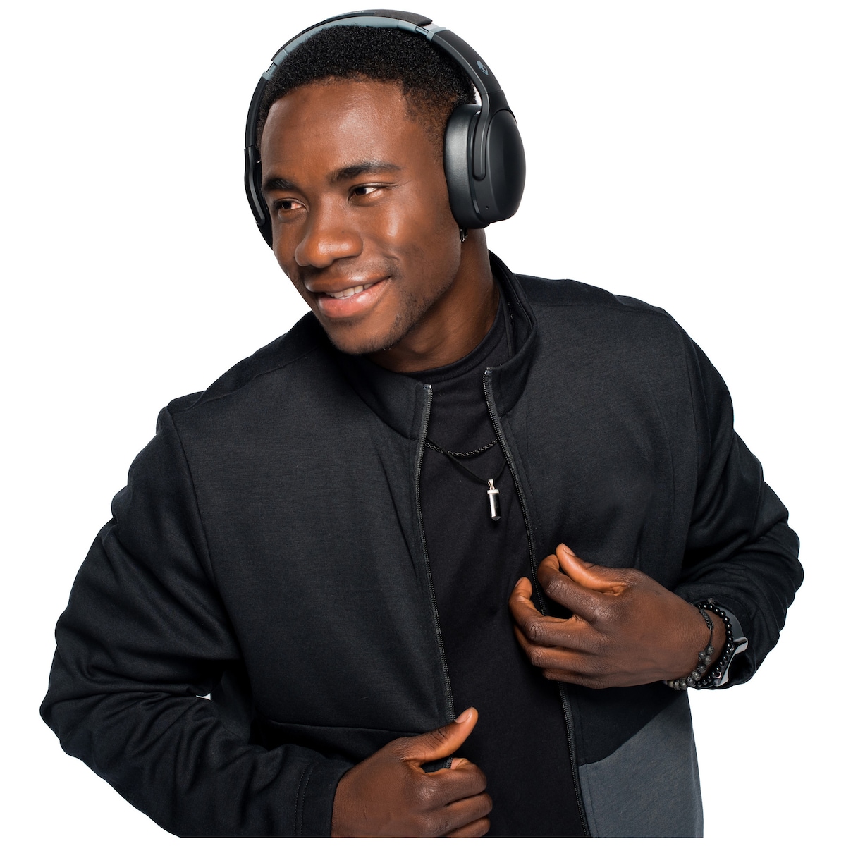 Skullcandy Crusher Evo trådløse around-ear hodetelefoner (sort)