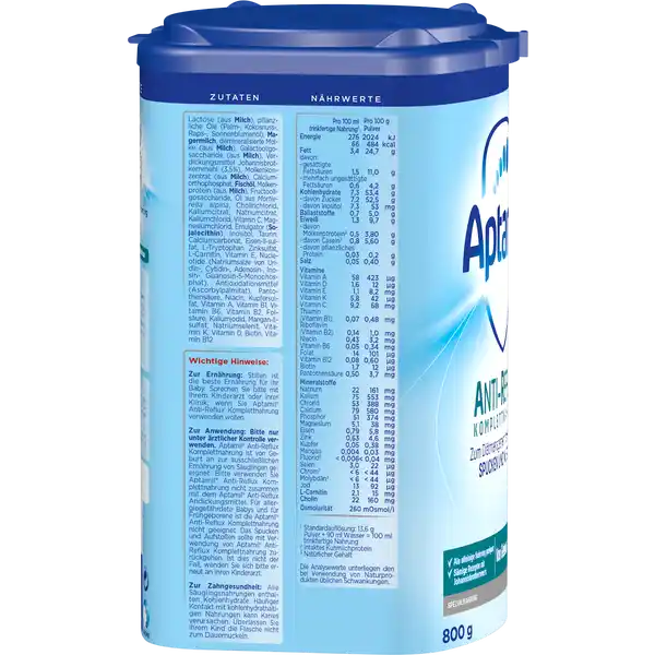 ANTI-REFLUX Komplettnahrung von Geburt an