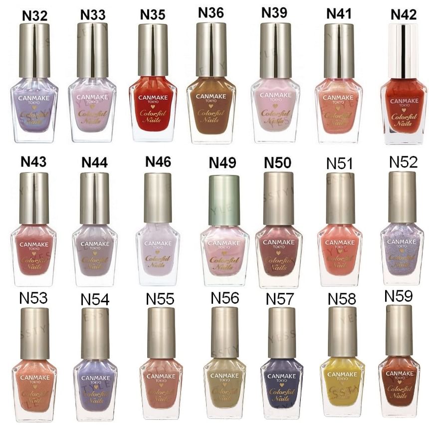 Canmake - Kleurrijke nagellak