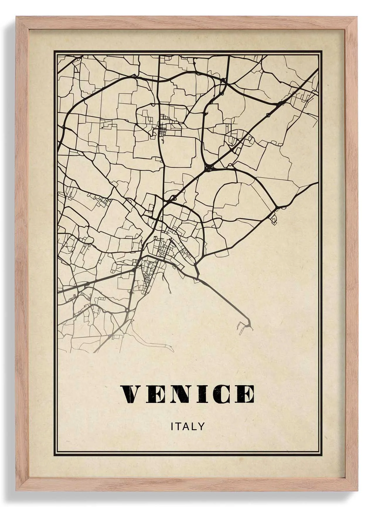 Venedig Stadt Sepia