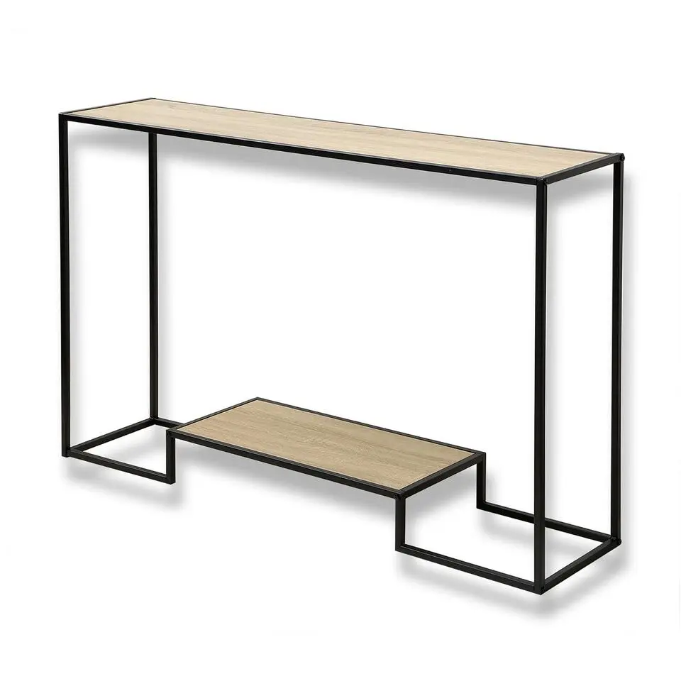 CALICOSY - Sidetable - Eikenhouten decor - 80x120x
