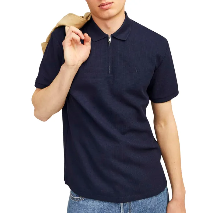 Jack & Jones Johnny Half Zip Polo Heren
