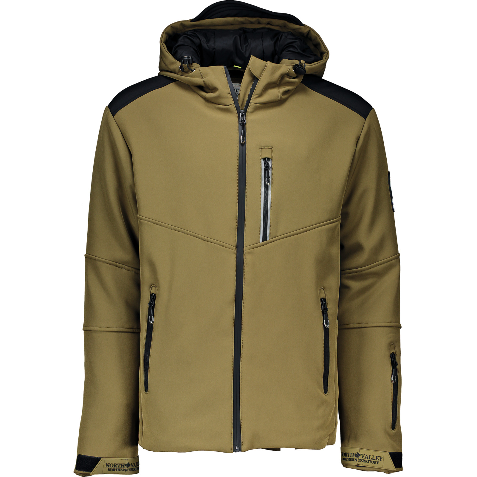 North Valley Herren-Softshelljacke Lillo XL, olive