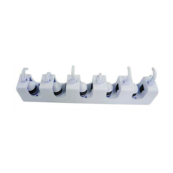 Brosserie Thomas Accroche balais 5 encoches - Blanc