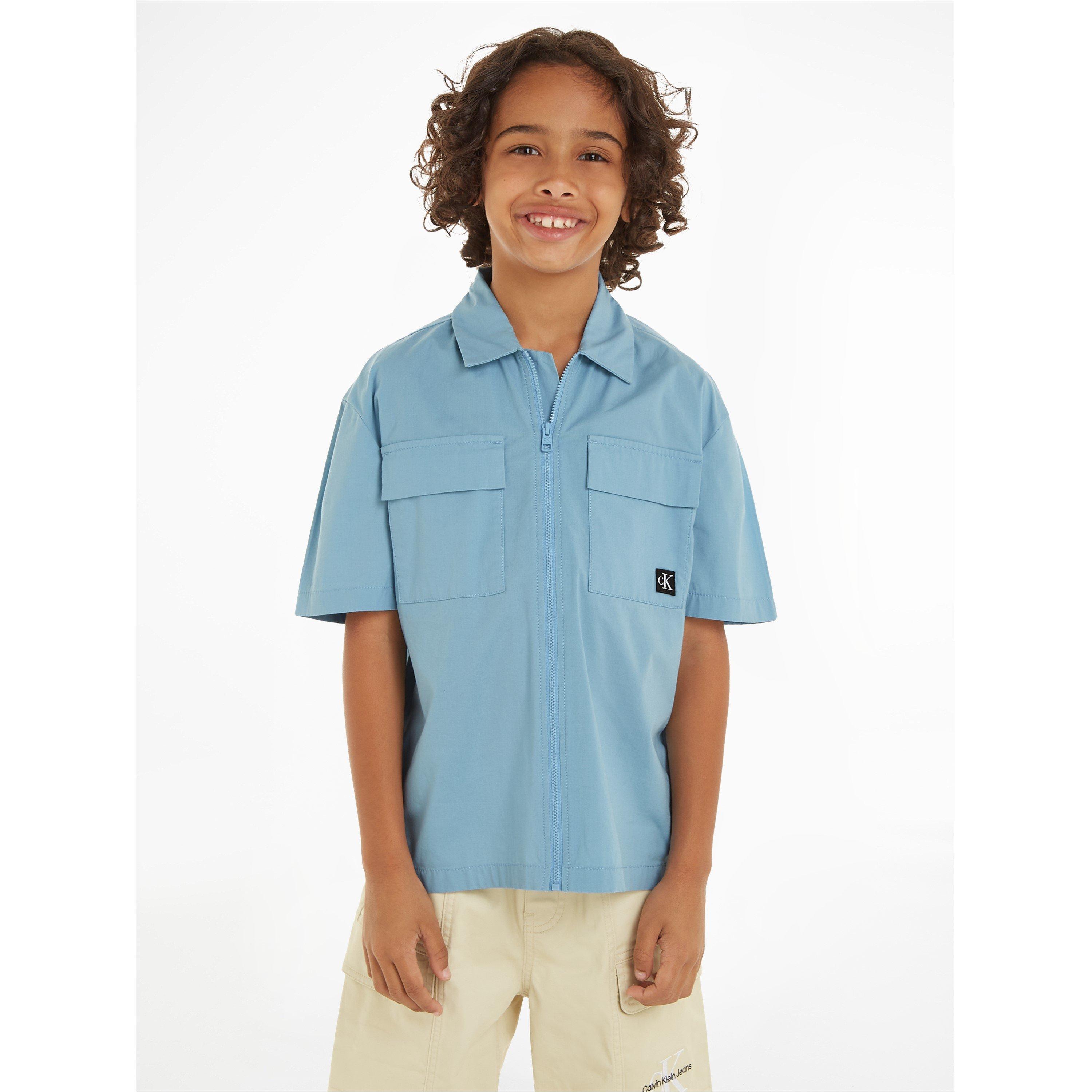 Calvin Klein Jeans Nylon Short Sleeve Shirt Juniors