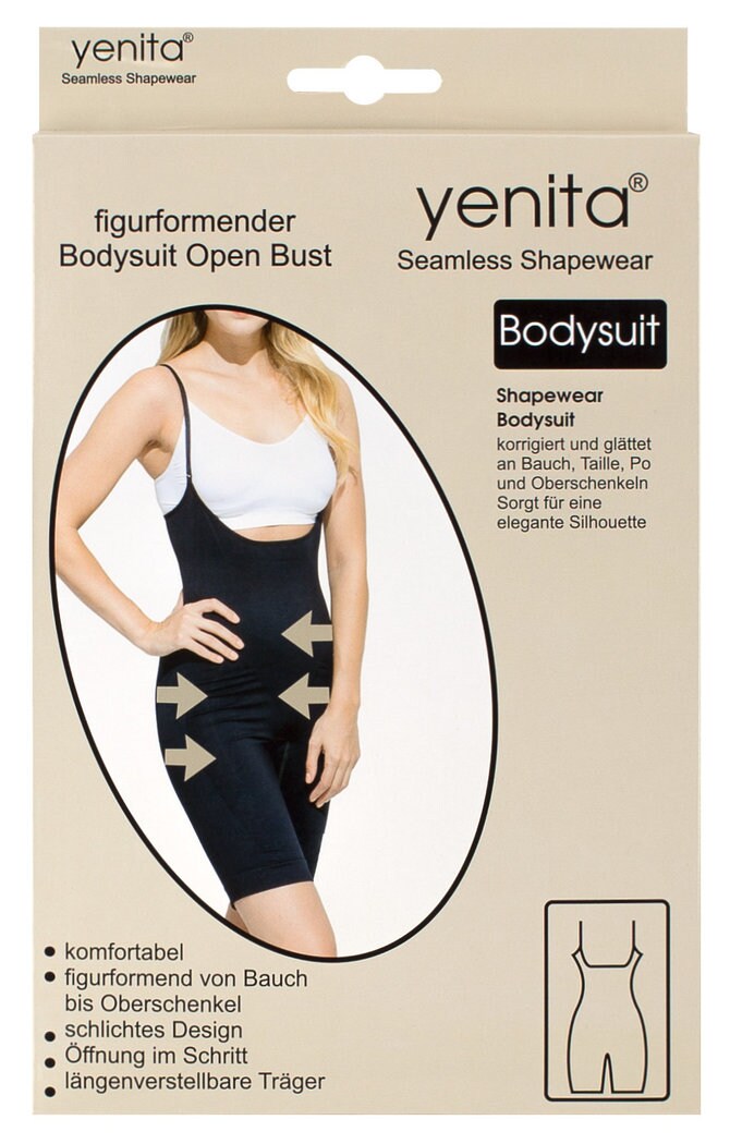 Yenita® Figurformender Shapewear Body mit Bein
