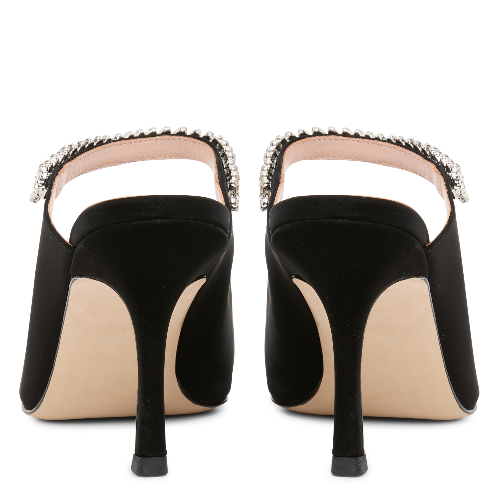 HARPER - Escarpins slingback en cuir| Noir