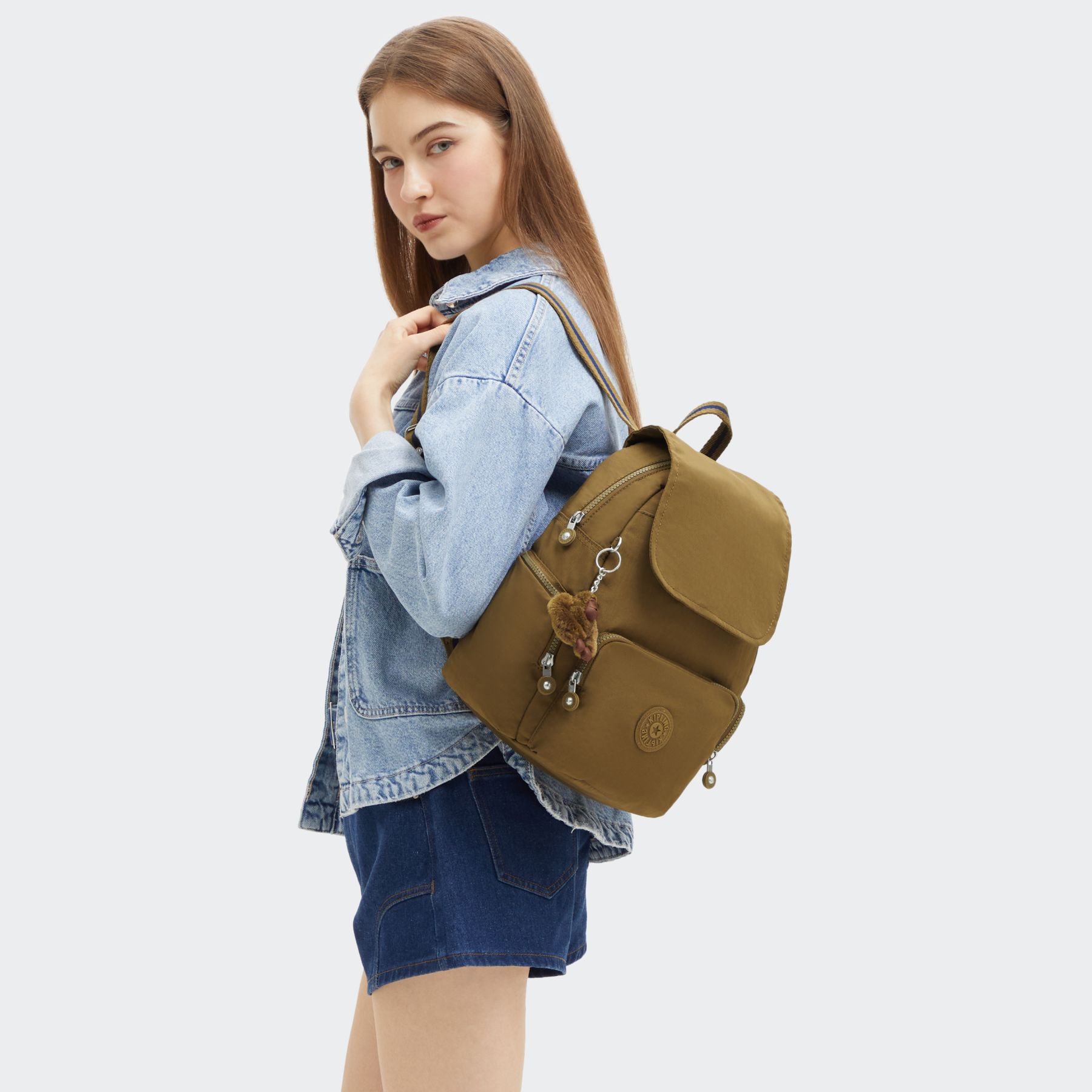 CITY ZIP S  Petit sac à dos avec bretelles ajustables - Dry Laurel