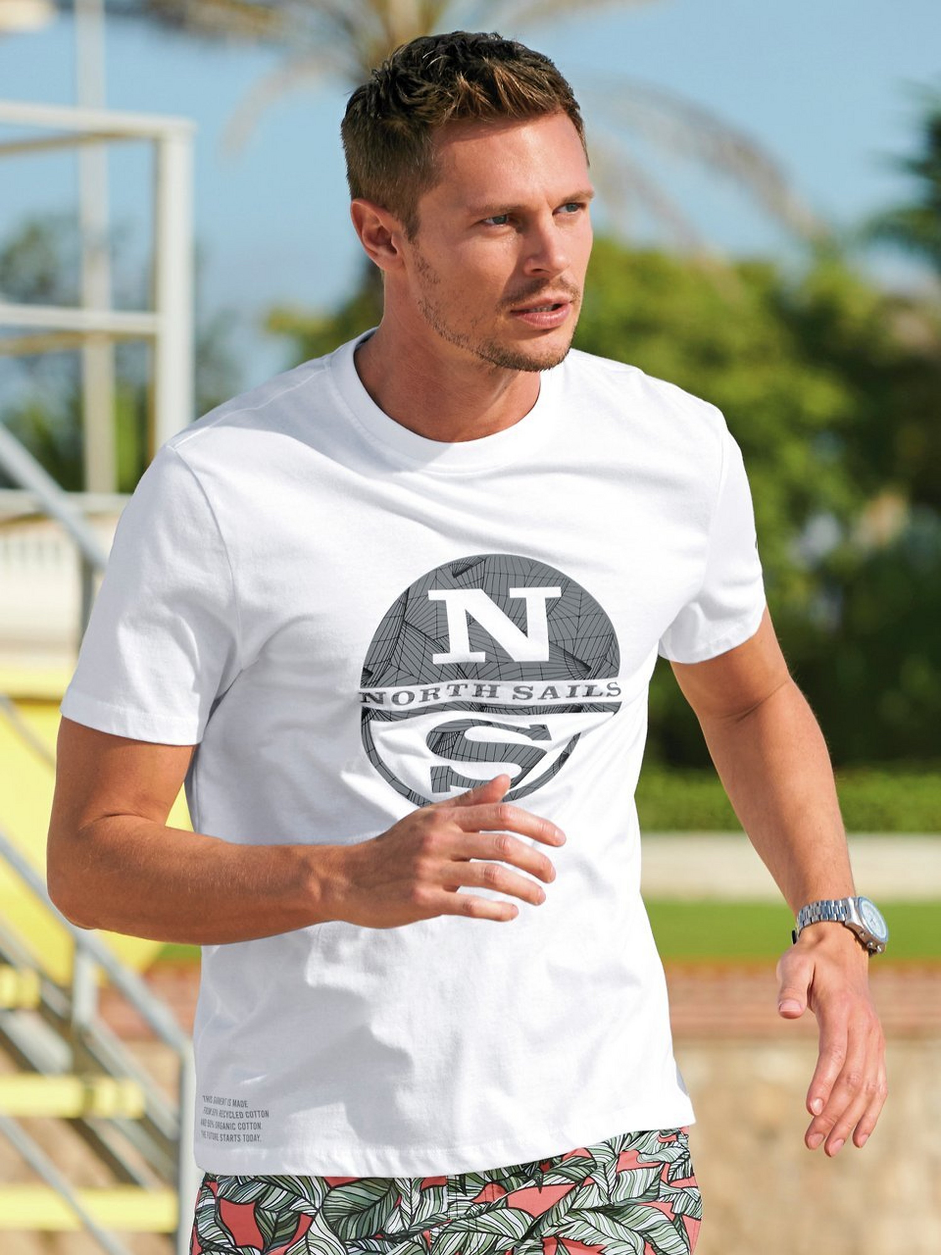 Rundhals-Shirt