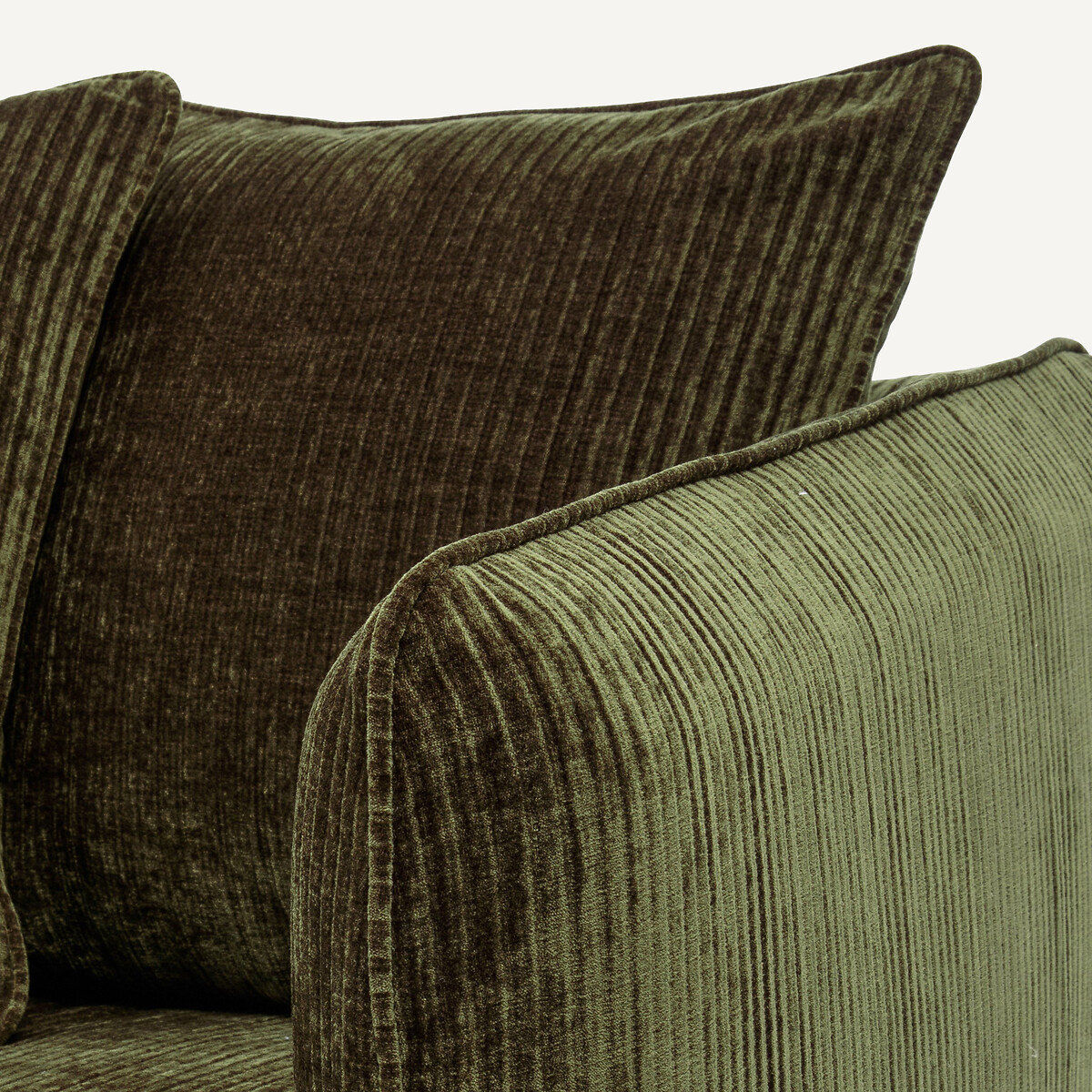 AM.PM<br>Sofá canelado de veludo, Néo Chiquito