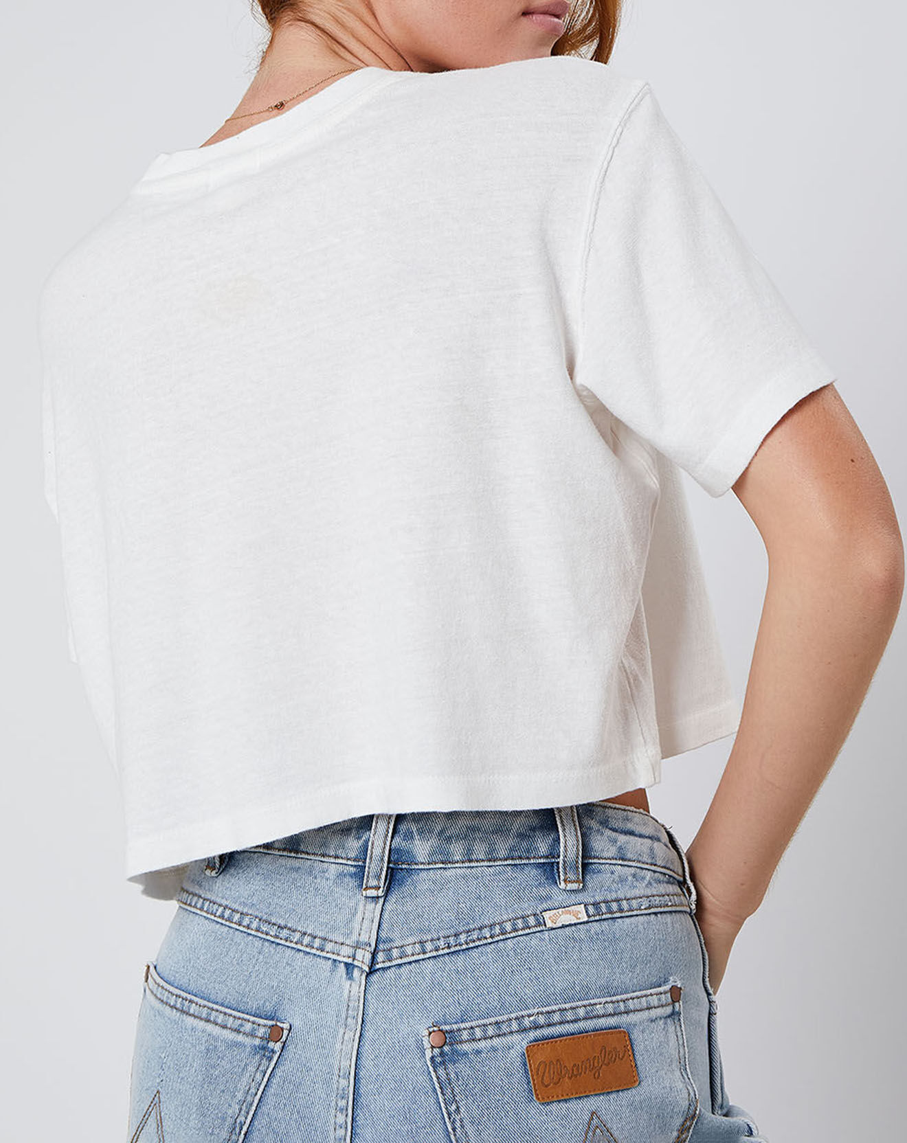 Billabong T-Shirt Billabong x Wrangler Made It blanc