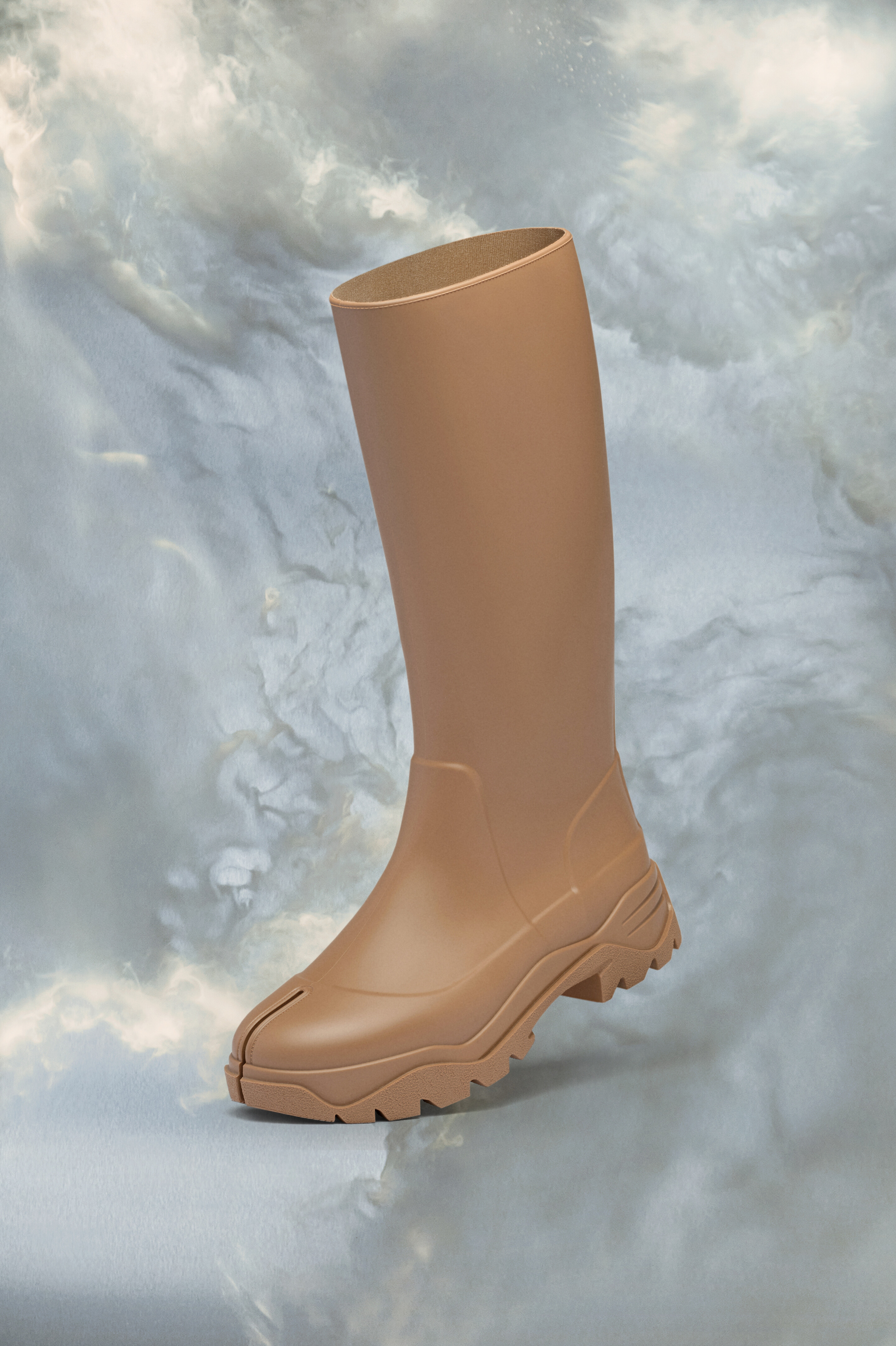 Bottes en rubber Tabi pour homme Marron