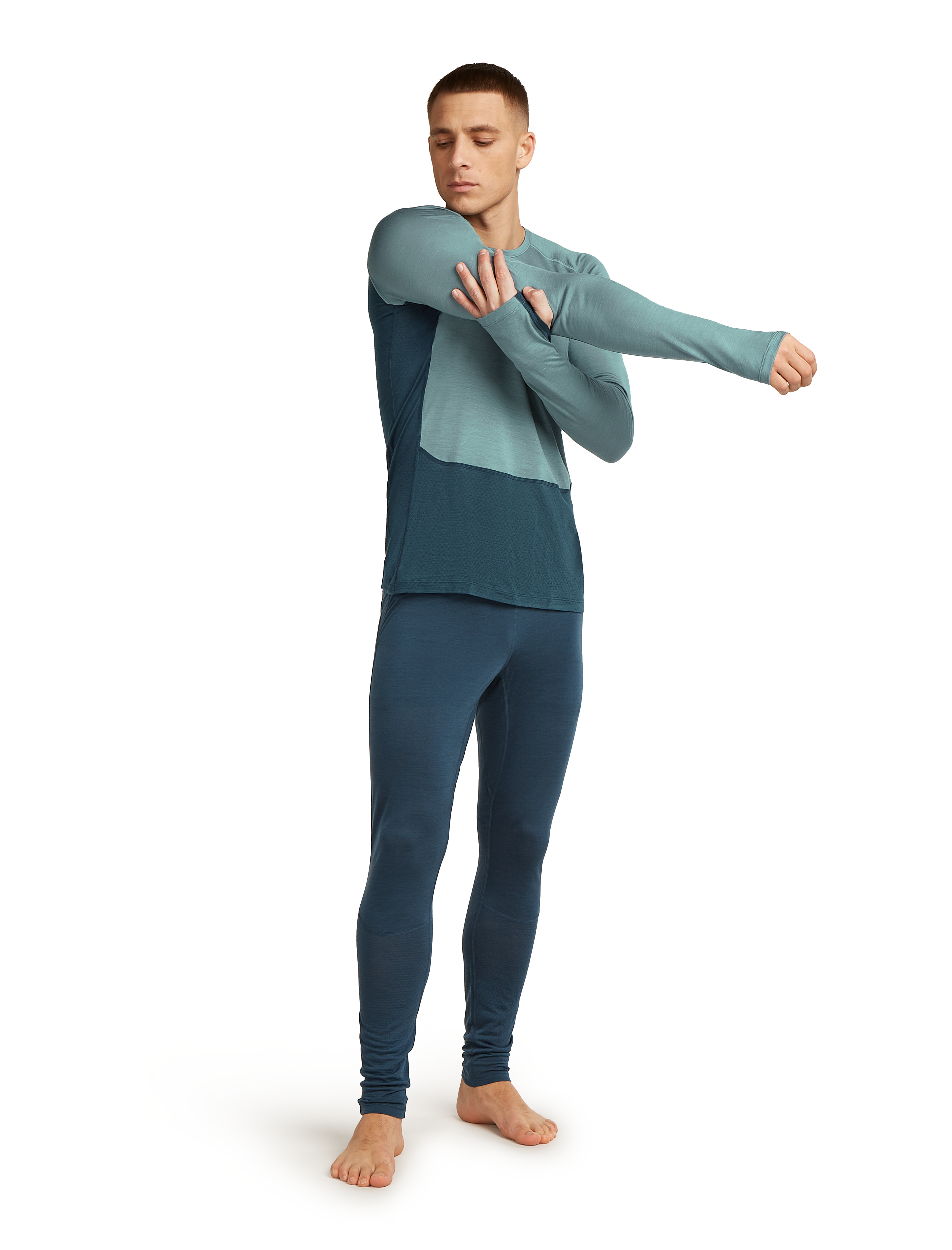 Mer 125 ZoneKnit LS Crewe Herre Abyss/Blue Ash/CB