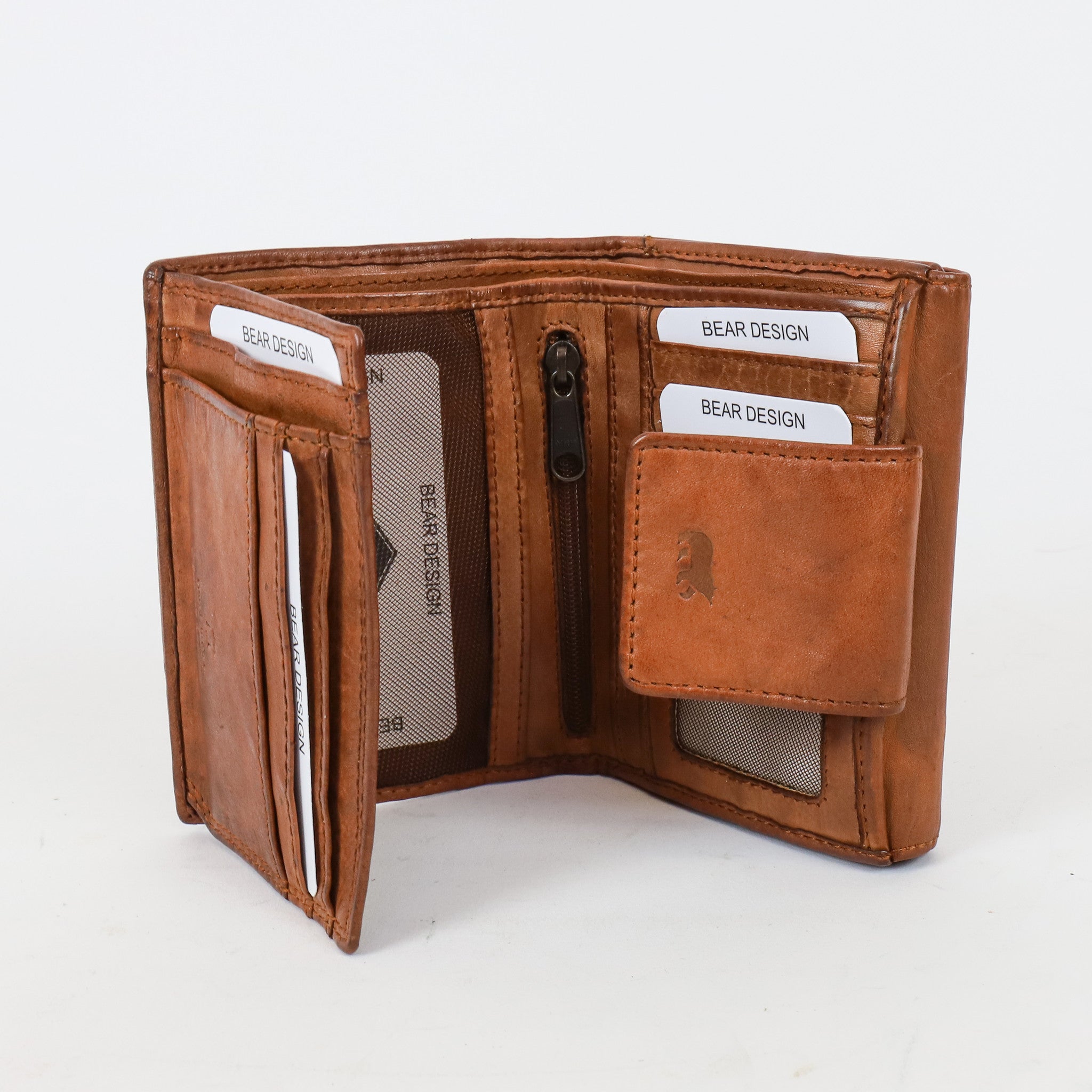 Portemonnee 'Jill' cognac Cognac