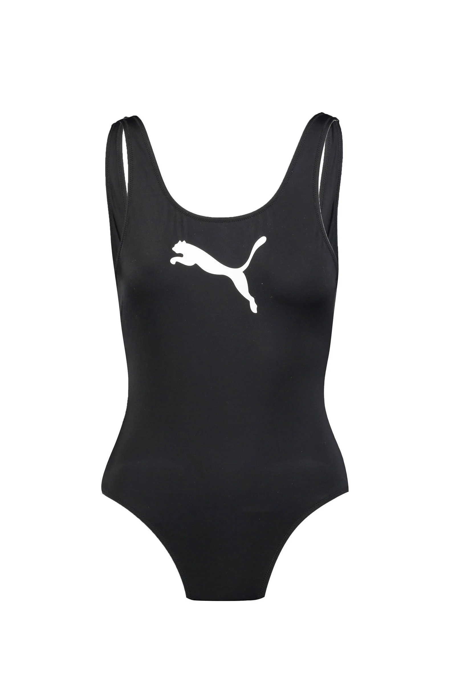 Puma sportbadpak met logo zwart