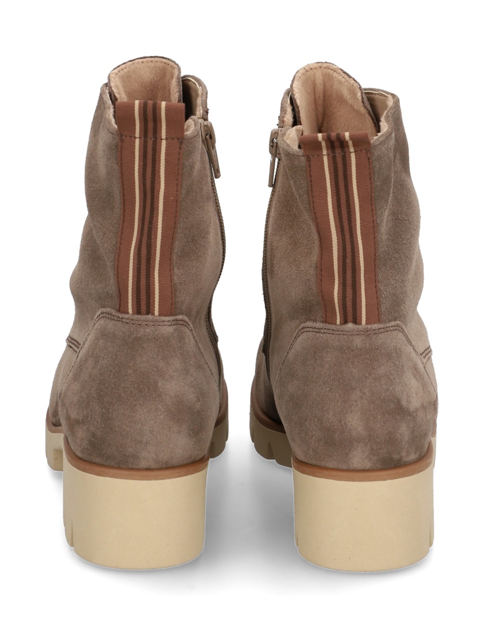 Veloursleder Schnürboot