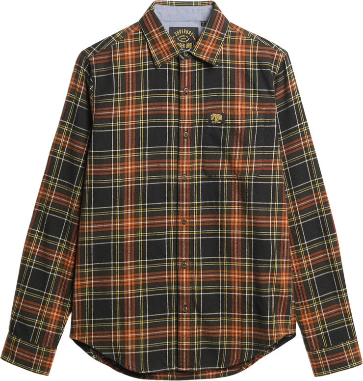 Superdry L/S COTTON LUMBERJACK SHIRT Bryce check black