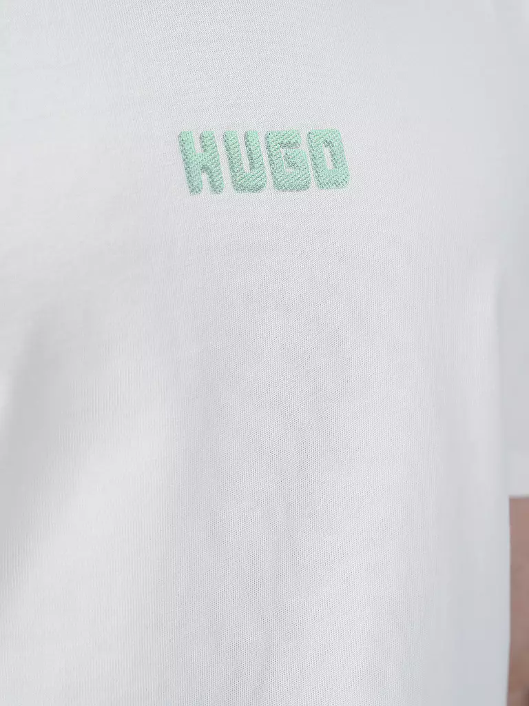 HUGO T-Shirt DIQITEE creme