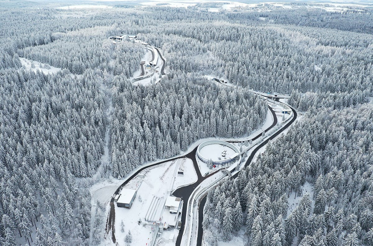 Rennbobtaxi in Altenberg als Geschenk für Wintersportfans