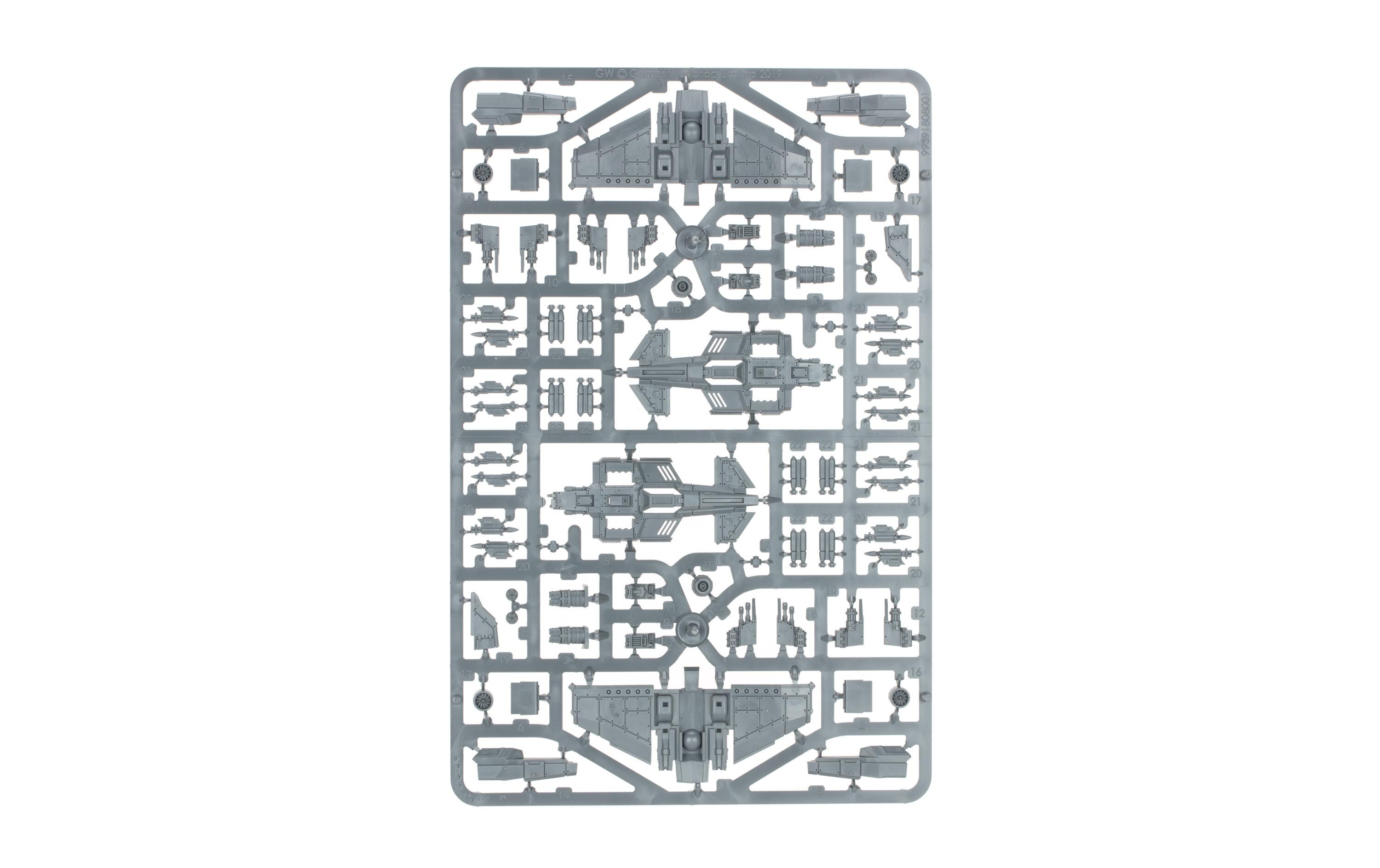 Warhammer The Horus Heresy Thunderbolt Fighter SquadronWarhammer The Horus Heresy Legions Imperialis Miniaturen: Thunderbolt Fighter Squadron