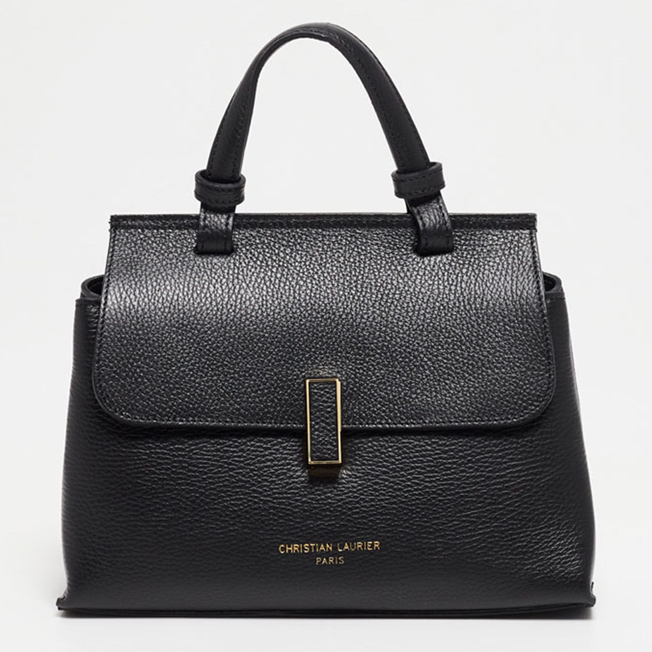 Christian Laurier Sac bandoulière en Cuir Ciara noir - 27x19x9 cm