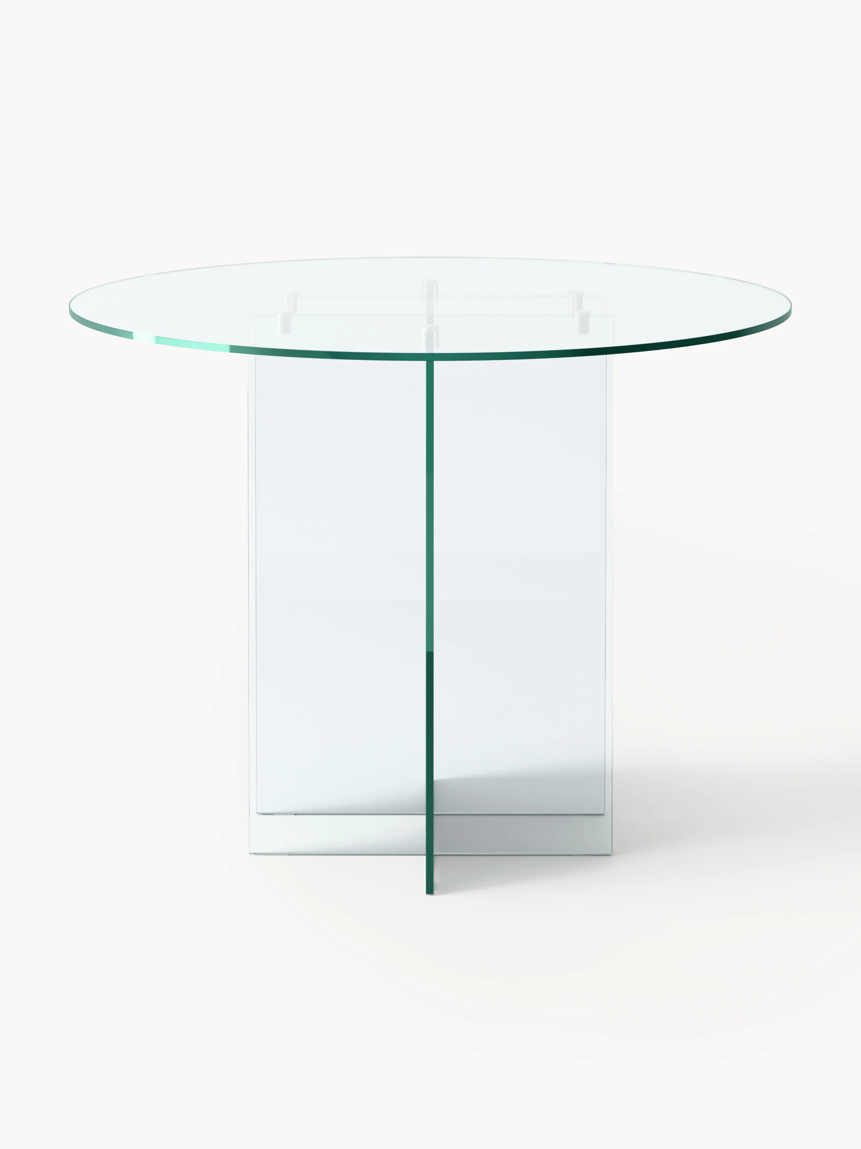 Ronde glazen eettafel Anouk, in verschillende formaten